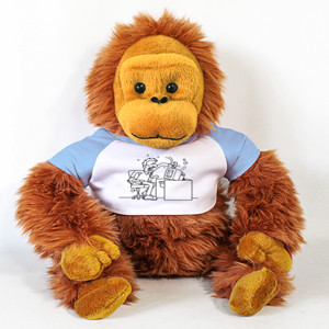 Boneka Orang Utan Angry Old Computer