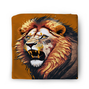 Sarung Bantal Lion face - Singa alam liar 8