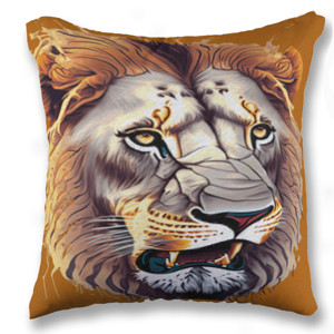 Bantal Lion face - Singa alam liar 6