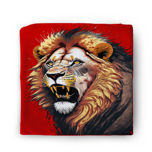 Sarung Bantal Lion face - Singa alam liar 14