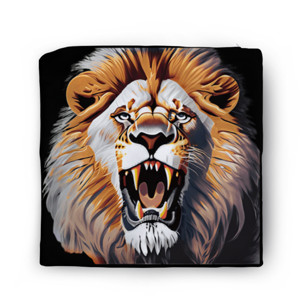 Sarung Bantal Lion face - Singa alam liar 7