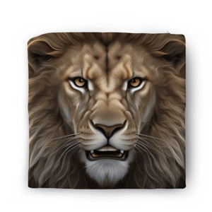 Sarung Bantal Lion face - Singa alam liar 2