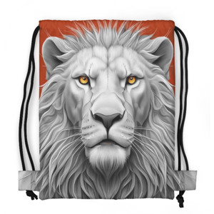 Tas Serut Fullprint Lion face - Singa alam liar 5