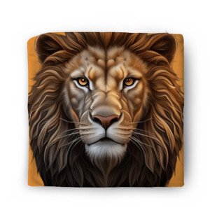 Sarung Bantal Lion face - Singa alam liar 1