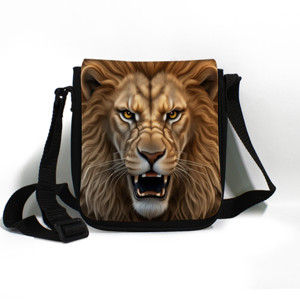 Tas Selempang Lion face - Singa alam liar 4