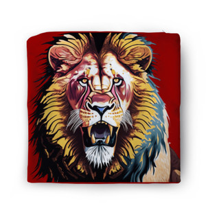 Sarung Bantal Lion face - Singa alam liar 9