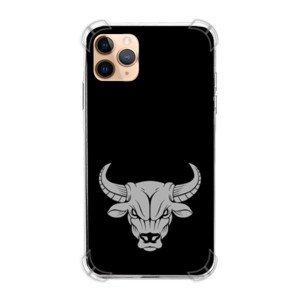 Casing HP kepala banteng marah putih