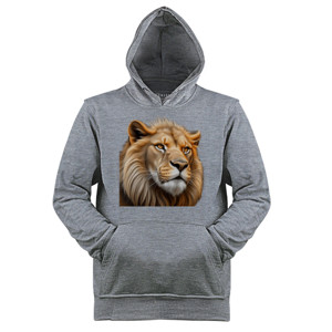 Jaket Hoodie Lion face - Singa alam liar 3