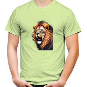 Kaos Lion face - Singa alam liar 8